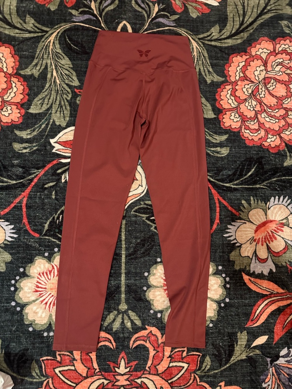 🦋 Marc Defang Burgundy High Rise Leggings Size M